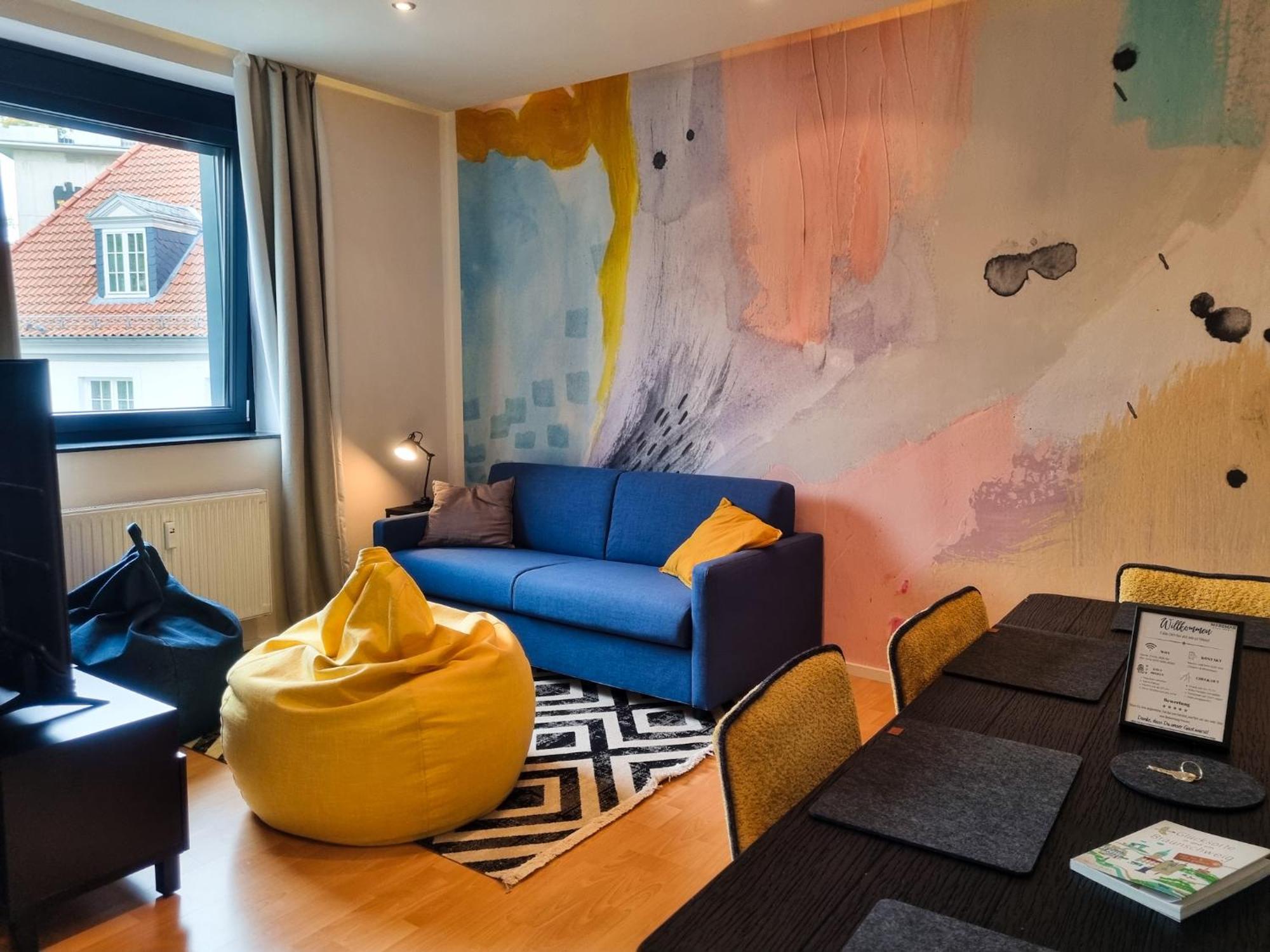 Maremar - City Design Apartment - 2 Schlafzimmer - Luxus Boxspringbetten - Kueche - Highspeed Wifi - Arbeitsplaetze Braunschweig Buitenkant foto